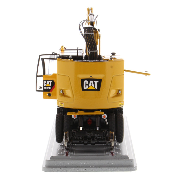 Cat® M323F Railroad Wheeled Excavator - Cat Yellow Version