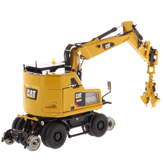 Cat® M323F Railroad Wheeled Excavator - Cat Yellow Version