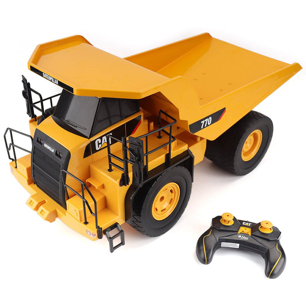 PSA10DisneyLorcanaMickeyMouseエンチャンテッド770 1:12 Scale Radio Control Cat 770 Mining Truck (with metal