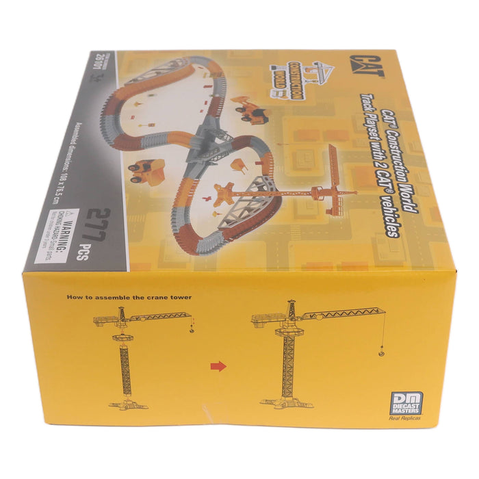 CAT Construction World Track Playset with 2 CAT Vehicles (273 pcs)