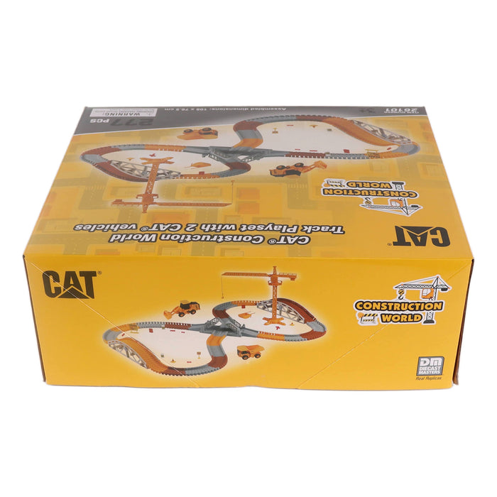 CAT Construction World Track Playset with 2 CAT Vehicles (273 pcs)