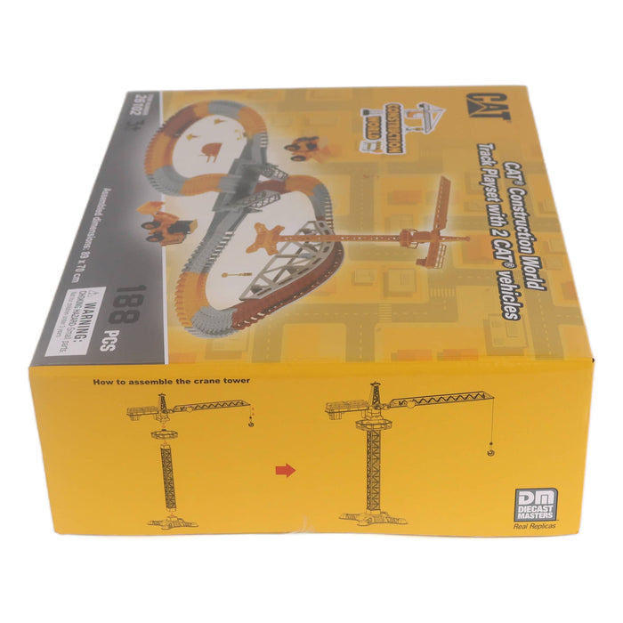 CAT Construction World Track Playset with 2 CAT vehicles (170pcs)
