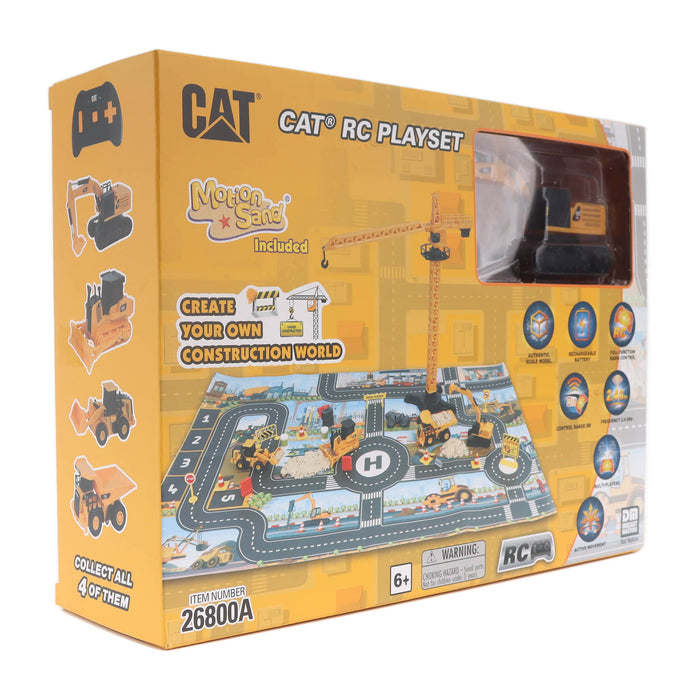 1:64 RC Cat 336 Hydraulic Excavator Construction Playmat Playset