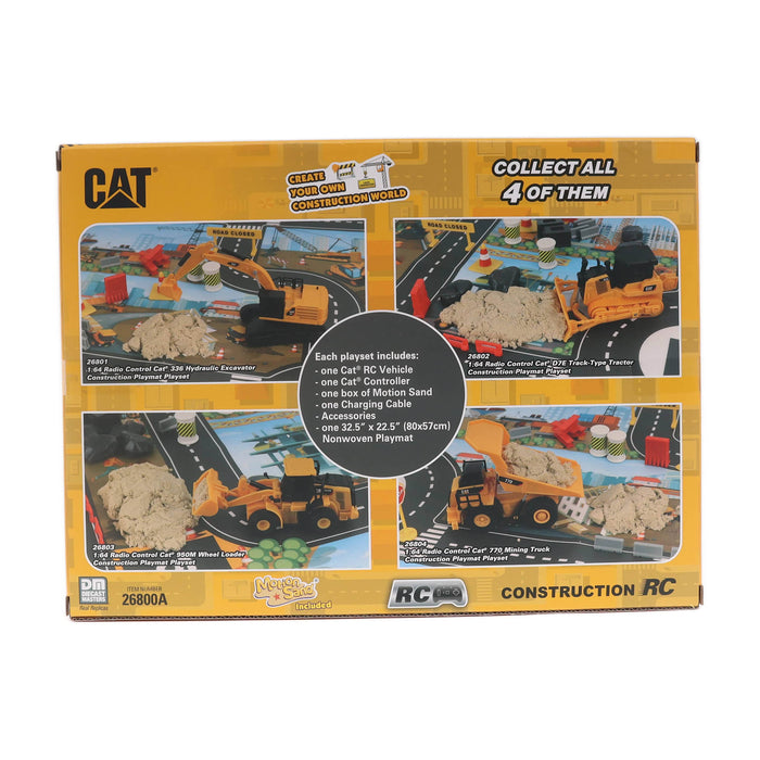 1:64 RC Cat 336 Hydraulic Excavator Construction Playmat Playset