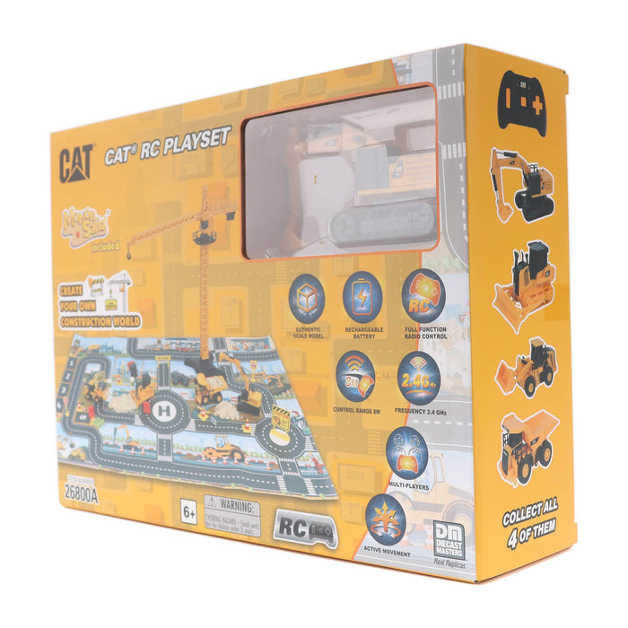 1:64 RC Cat 336 Hydraulic Excavator Construction Playmat Playset