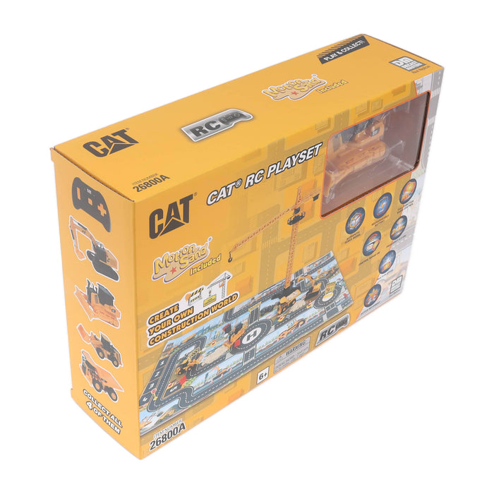 1:64 RC Cat D7E Track-Type Tractor Construction Playmat Playset