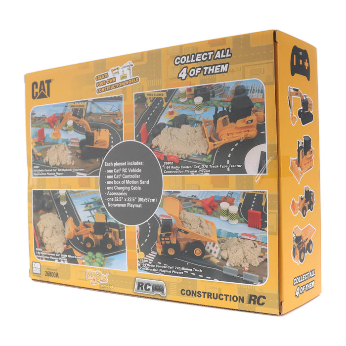 1:64 RC Cat D7E Track-Type Tractor Construction Playmat Playset