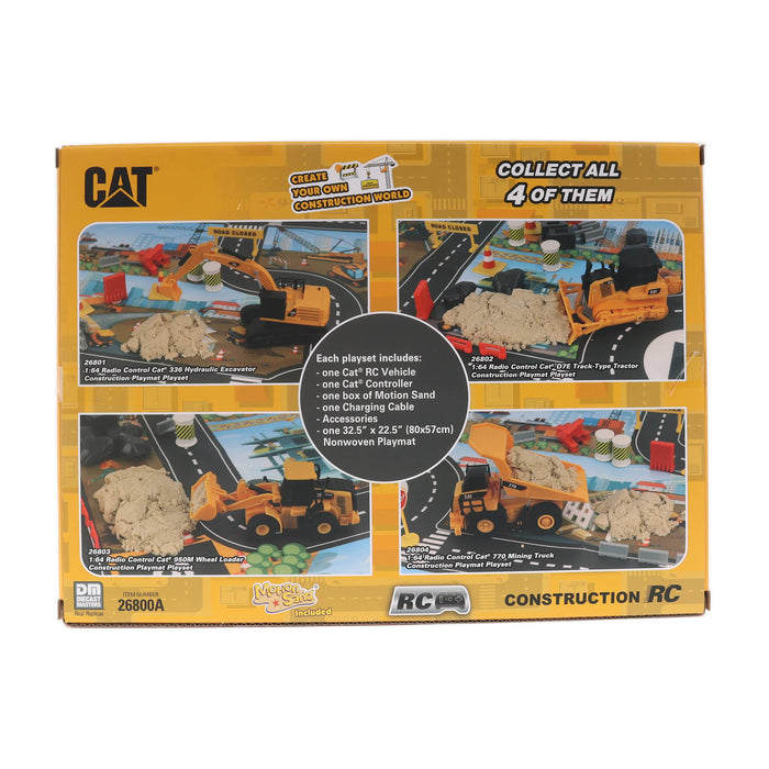 1:64 RC Cat D7E Track-Type Tractor Construction Playmat Playset