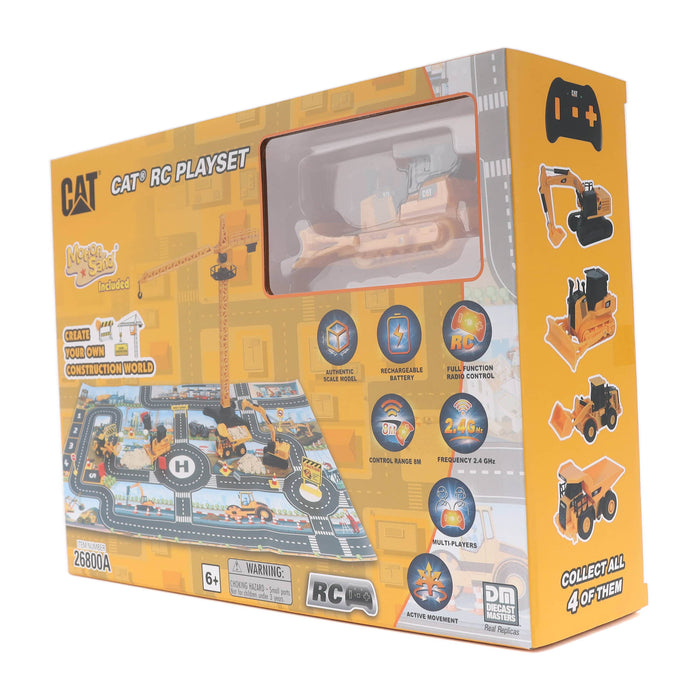 1:64 RC Cat D7E Track-Type Tractor Construction Playmat Playset