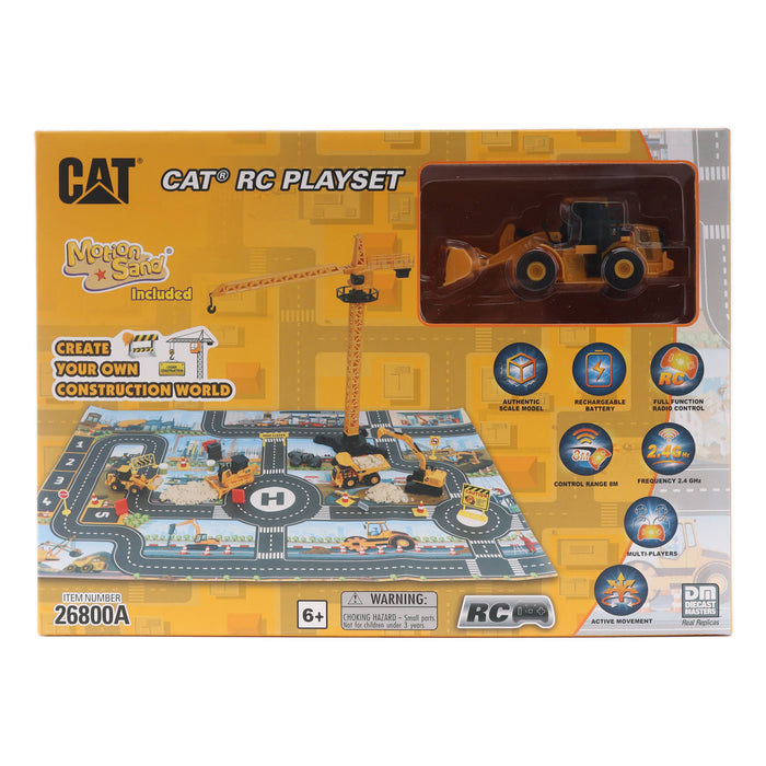 1:64 RC Cat 950M Wheel Loader Construction Playmat Playset