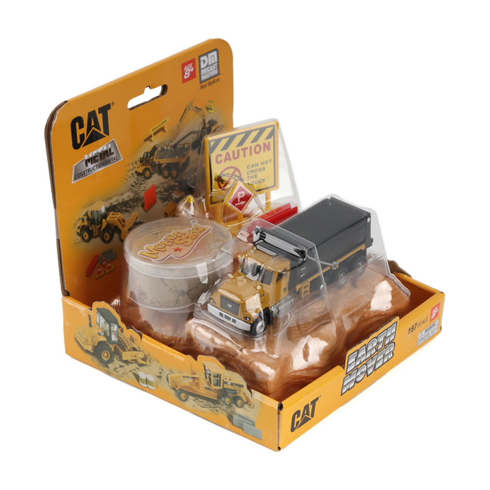 1:87 Cat Earth Mover Playset (includes interlocking landscape base, motion sand, and accessories) (Containers 4 units each of 84551, 84552, 84553, 84554, 84555, & 84556)