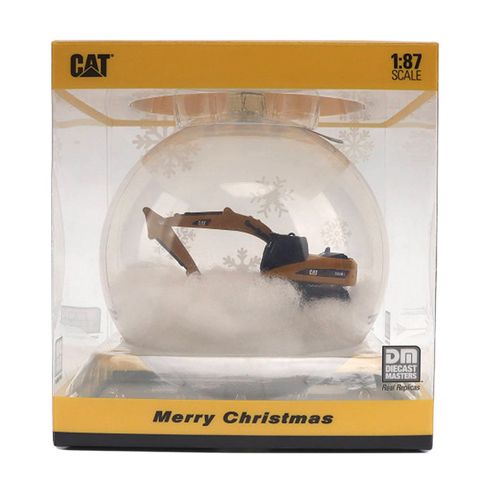 1:87 Cat 320F L Hydraulic Excavator in Christmas ball