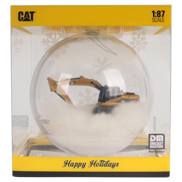1:87 Cat 320F L Hydraulic Excavator in Christmas ball