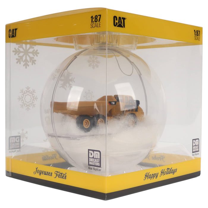 1:87 Cat 730 Articulated Truck in Christmas ball