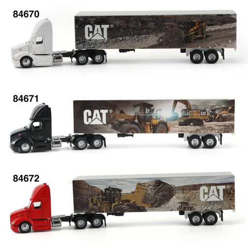 1:64 Cat Hauler Collection - Caterpillar Mural Truck (3 Styles Assortment)