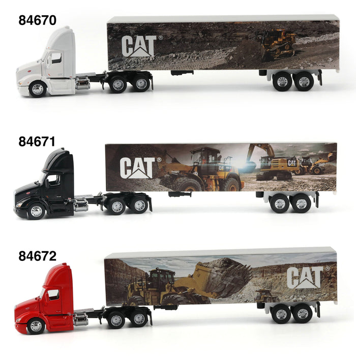 1:64 Cat Hauler Collection - Caterpillar Mural Truck (3 Styles Assortment)