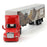 1:64 Red Peterbilt with Caterpillar Mural Trailer