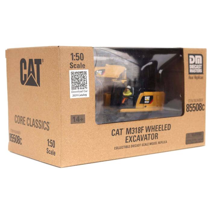 1:50 Scale Cat M318F Wheeled Excavator