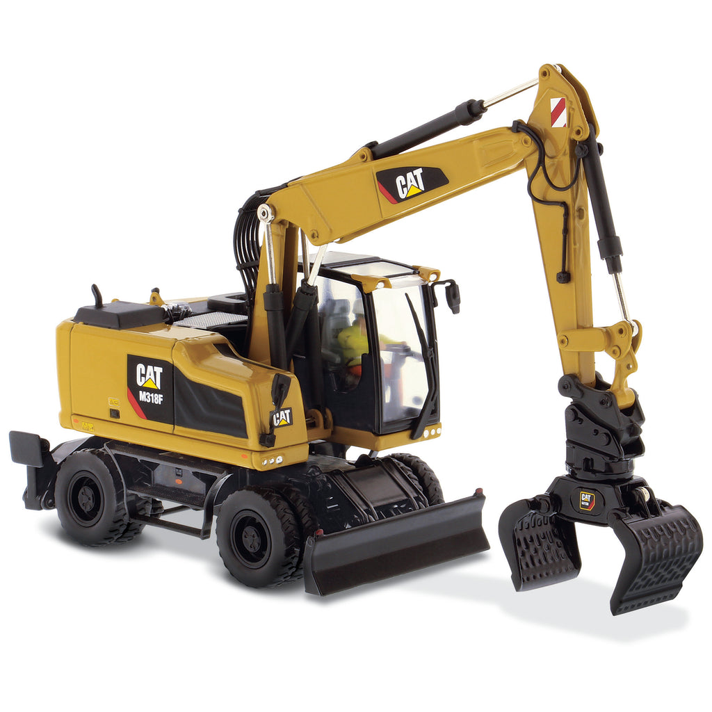 1:50 Scale Cat M318F Wheeled Excavator — Diecast Masters America