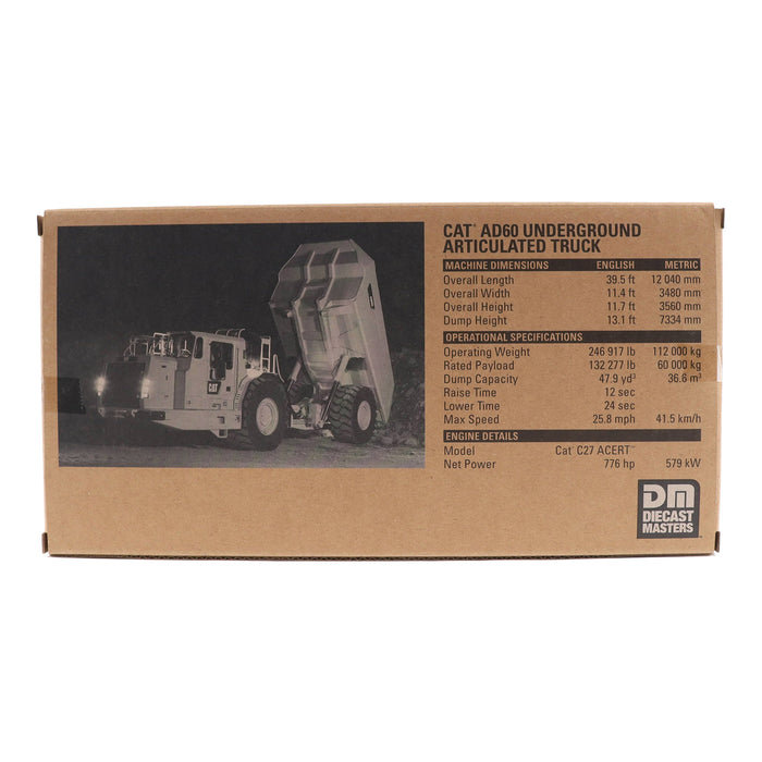 1:50 Cat AD60 Articulated Underground Truck