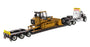 1:50 International HX520 Tandem Tractor + XL 120 Trailer, Black with Cat® 963K Track loader Loaded including Two Rear Boosters