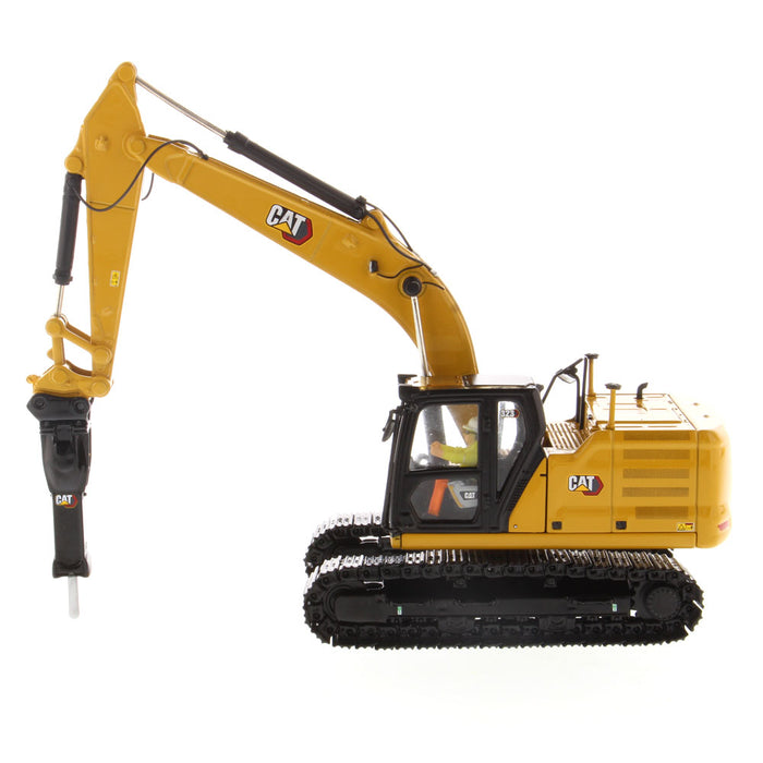 Cat® 323 Hydraulic Excavator with 4 new work-tools - Next Generation