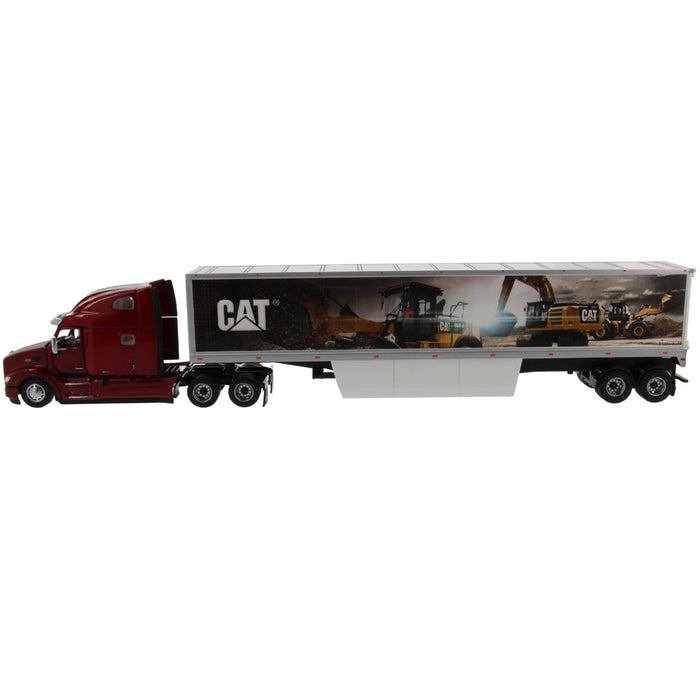 1:50 Peterbilt 579 Ultraloft Tractor with Cat® Mural Trailers