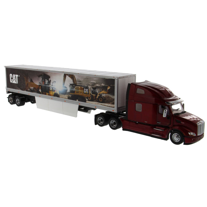 1:50 Peterbilt 579 Ultraloft Tractor with Cat® Mural Trailers