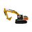 1:50 Cat 320 GX Hydraulic Excavator with Dragon Totem Decoration