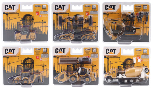 1:64 Cat Diecast Models Series II Assortment (Includes one piece each of 84681CS, 84682CS, 84683CS, 84684CS, 84642CS, and 84640CS assorted; six pieces per carton)