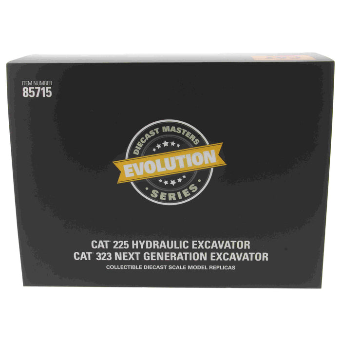 1:50 Scale Cat 225 and 323 Excavators Evolution Series Set