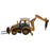 1:64 Scale Cat 420 XE Backhoe Loader with Work Tools