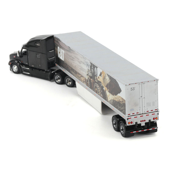 1:50 Peterbilt 579 Ultra Loft Tractor with Cat Mural Trailer