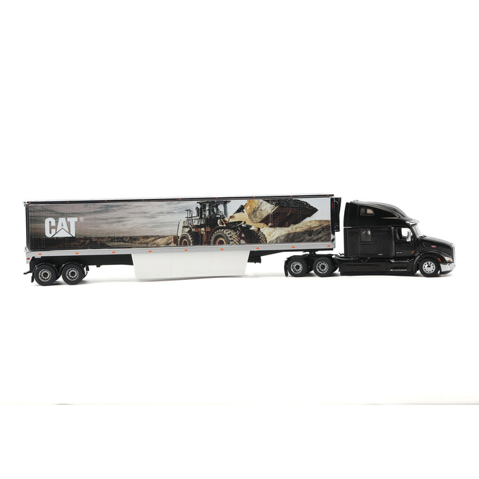 1:50 Peterbilt 579 Ultra Loft Tractor with Cat Mural Trailer