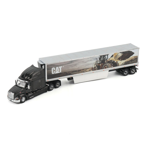 1:50 Peterbilt 579 Ultra Loft Tractor with Cat Mural Trailer