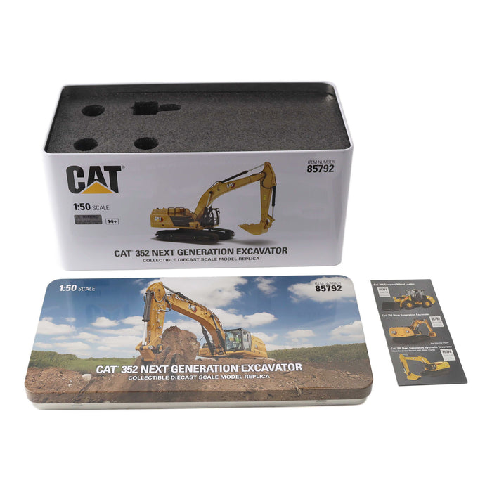 1:50 Cat 352 Next Generation Excavator — Diecast Masters America