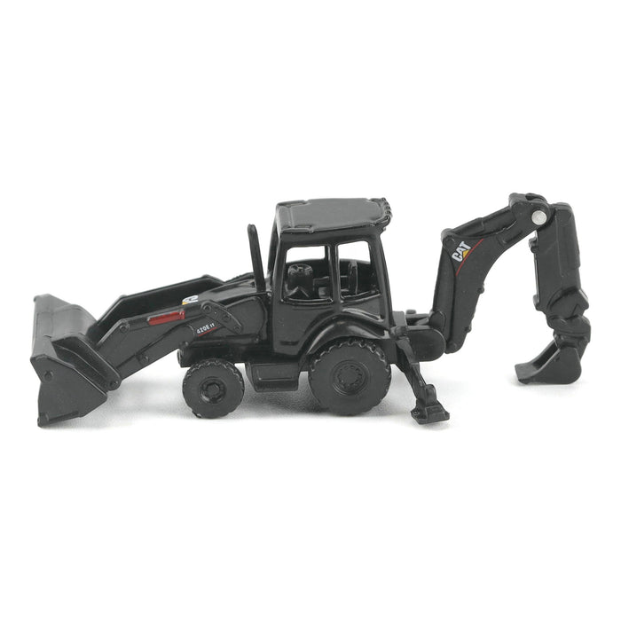 Cat Micro 420E Backhoe Loader (Black Finish) with accessories in Tool Box
