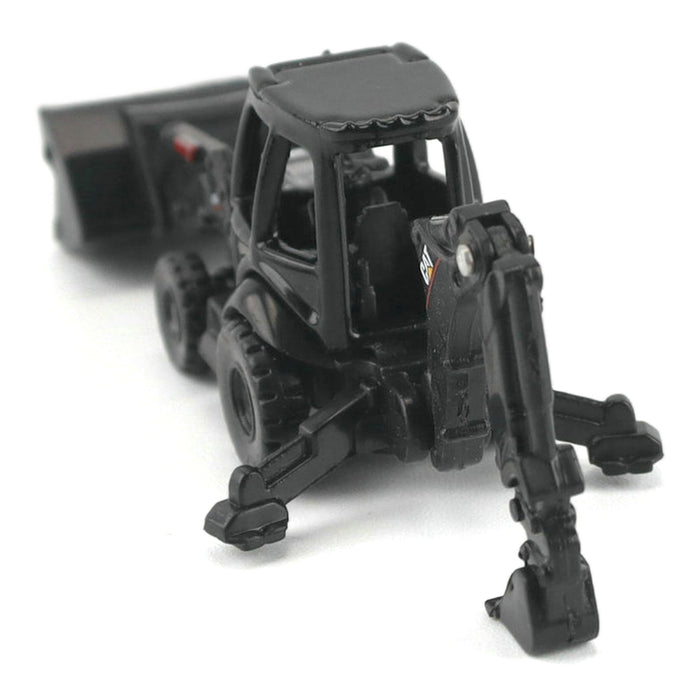Cat Micro 420E Backhoe Loader (Black Finish) with accessories in Tool Box