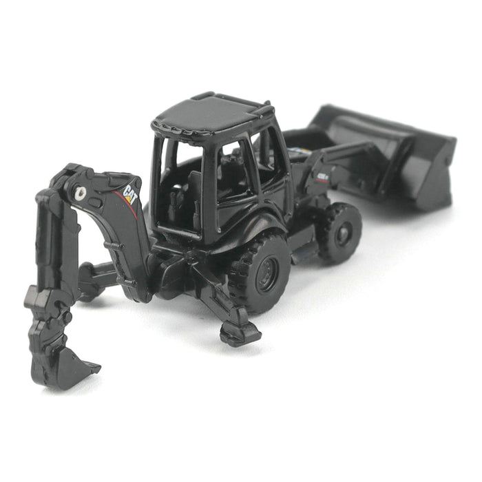 Cat Micro 420E Backhoe Loader (Black Finish) with accessories in Tool Box
