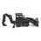 Cat Micro 420E Backhoe Loader (Black Finish) with accessories in Tool Box