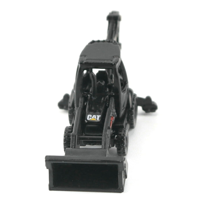 Cat Micro 420E Backhoe Loader (Black Finish) with accessories in Tool Box