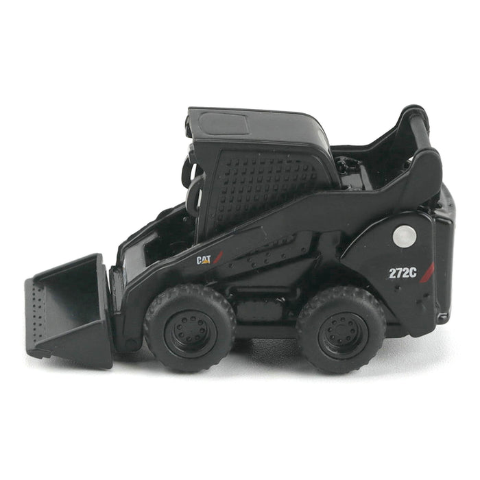 Cat Micro 272C Skid Steer Loader (Black Finish) with accessories in Tool Box