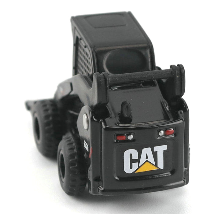 Cat Micro 272C Skid Steer Loader (Black Finish) with accessories in Tool Box