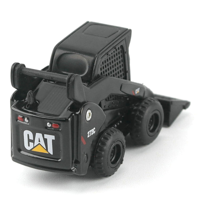 Cat Micro 272C Skid Steer Loader (Black Finish) with accessories in Tool Box