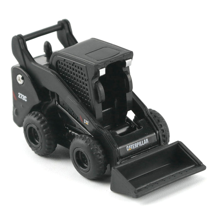 Cat Micro 272C Skid Steer Loader (Black Finish) with accessories in Tool Box