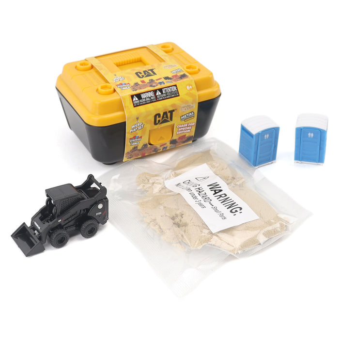 Cat Micro 272C Skid Steer Loader (Black Finish) with accessories in Tool Box