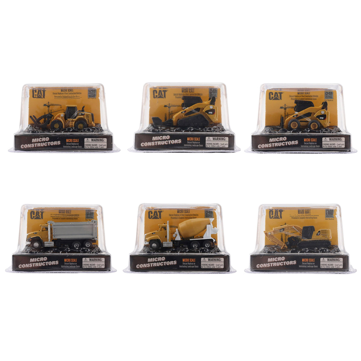 12 CAT Micro Constructors Assortment Series II in PDQ — Diecast