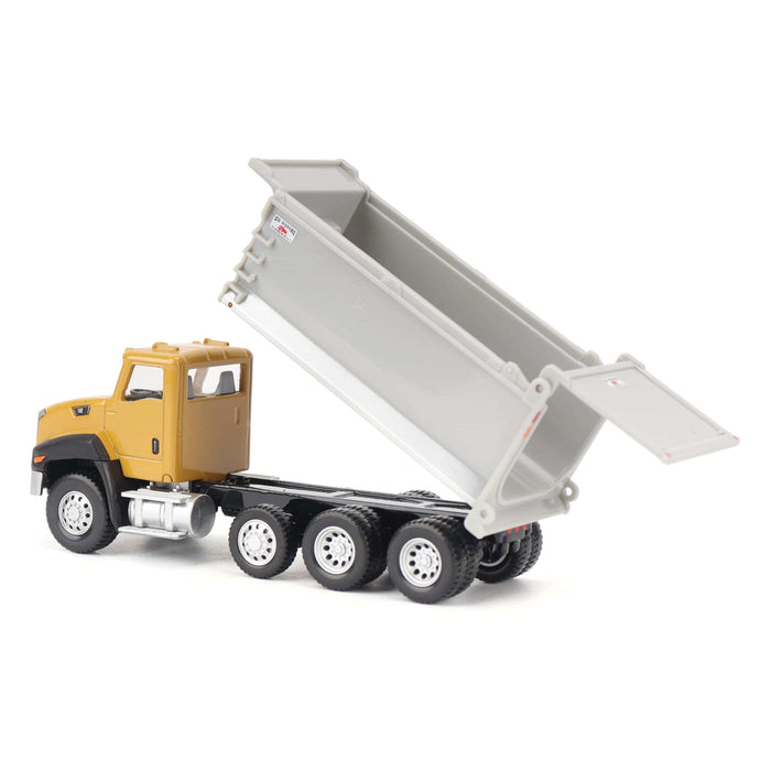 1:64 Cat Diecast Models 3-Pack Playset - Cat 320 Excavator + 660 Dump Truck + D6R Bulldozer with Motion Sand and Accessories