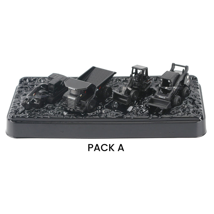 Cat Micro Constructors Special Black Edition 4-pack Assorment