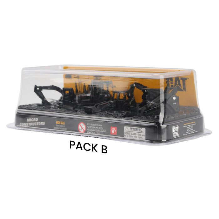 Cat Micro Constructors Special Black Edition 4-pack Assorment